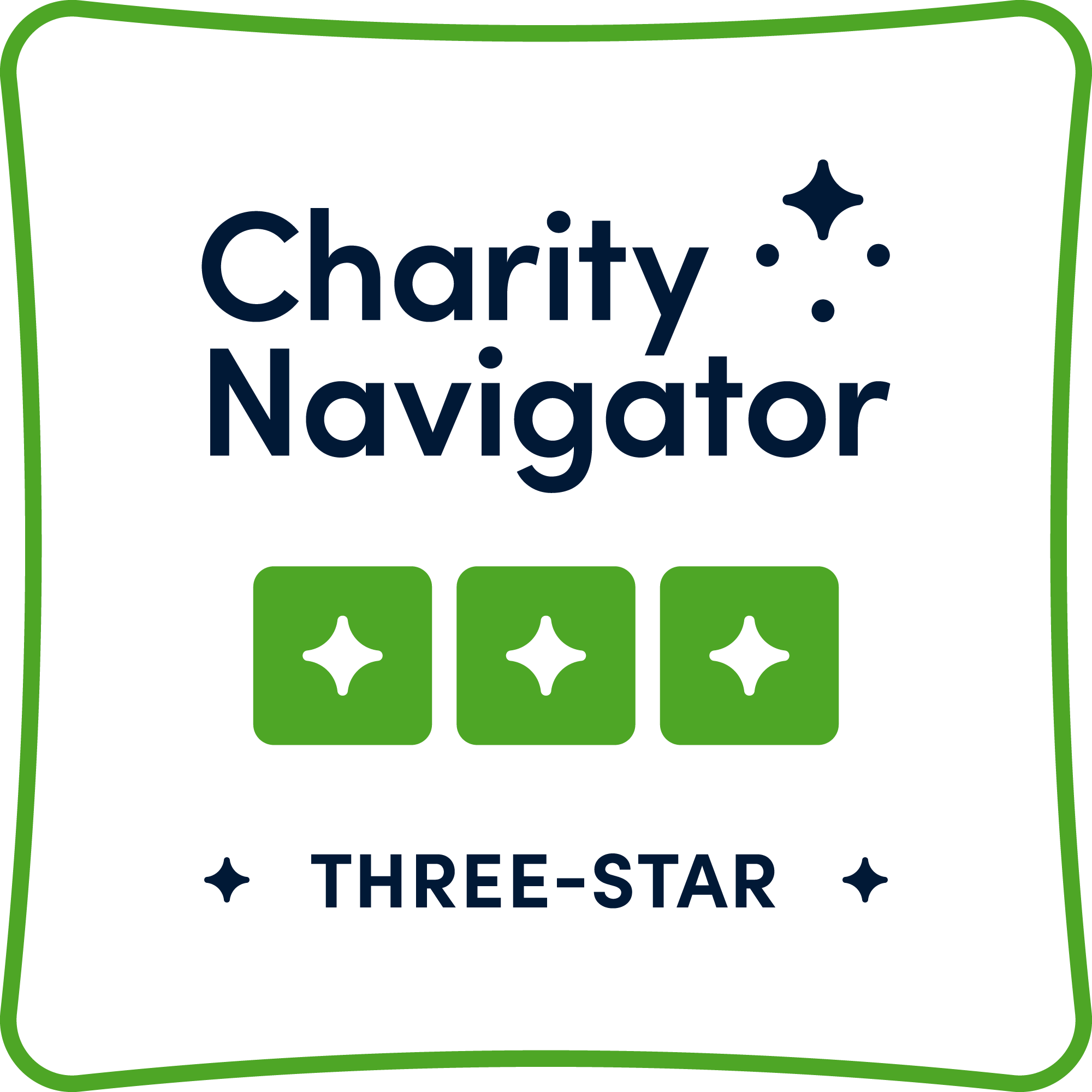 Charity Navigator 3 star logo