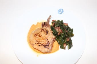 Grilled Pork Chop with Citrus Glaze dish